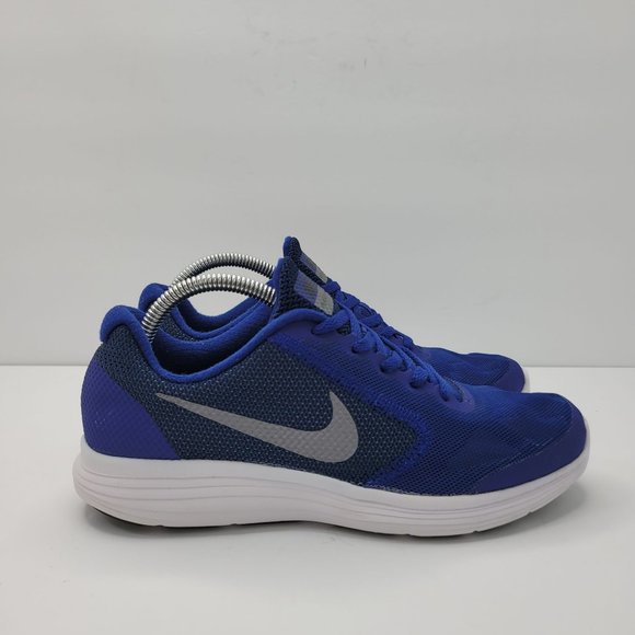Nike Revolution 3 Youth Blue Running Shoes 819413-400 US Size 6Y - Picture 1 of 8
